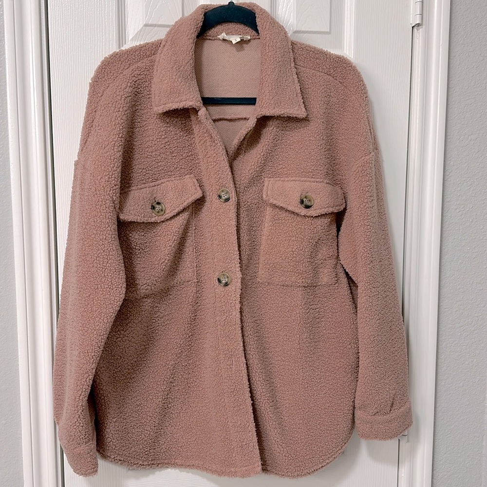Pink Shacket